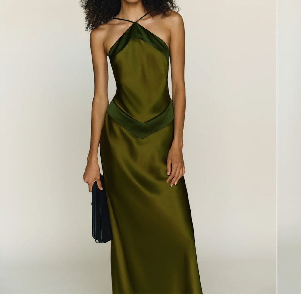 Reformation Jillian Silk Dress